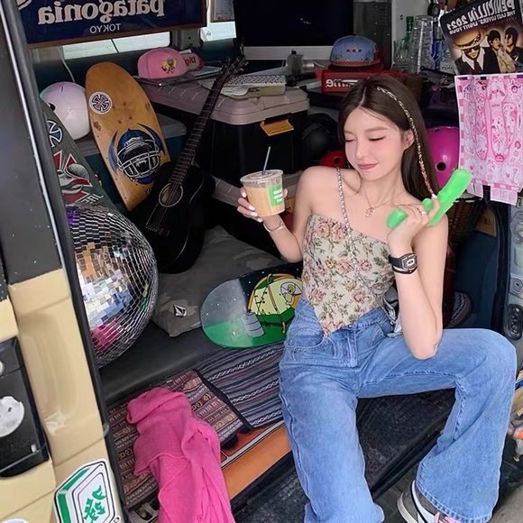 Floral Tapestry Strapless Corset Top Vintage Bustier NWT - Picture 3 of 8